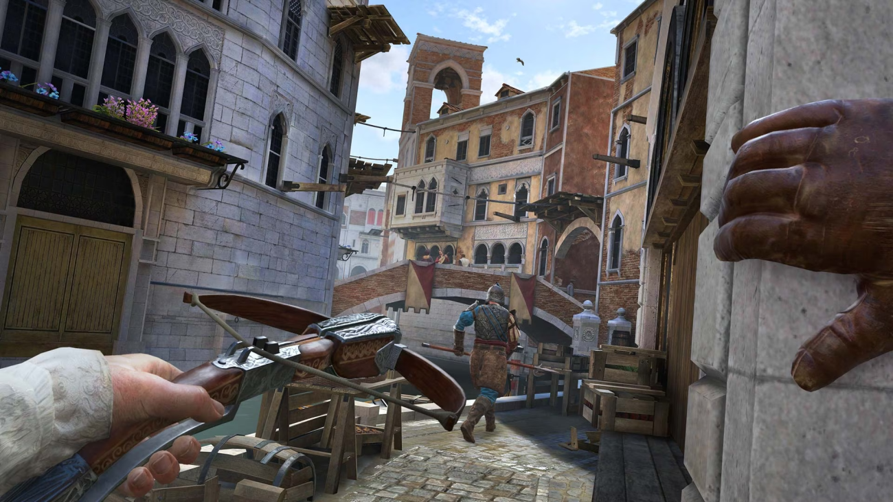Бесшумные действия играют важную роль и на открытых уровнях Assassin's Creed Nexus VR