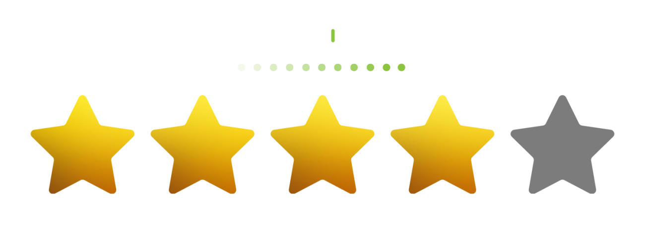 Рейтинг 4 из 5 звёзд — почти топ, но есть куда допилить