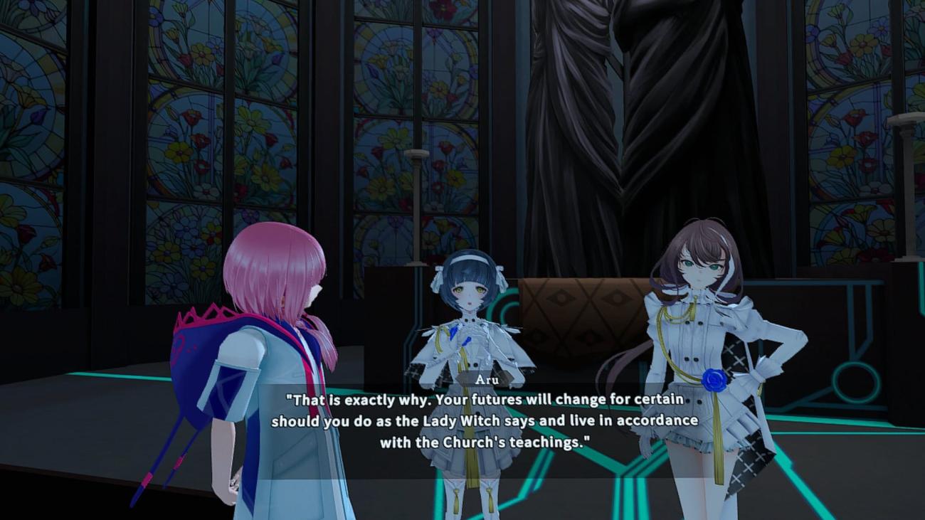 Скриншот Kamitsubaki City VR: персонажи и город, который явно не строили на сдачу