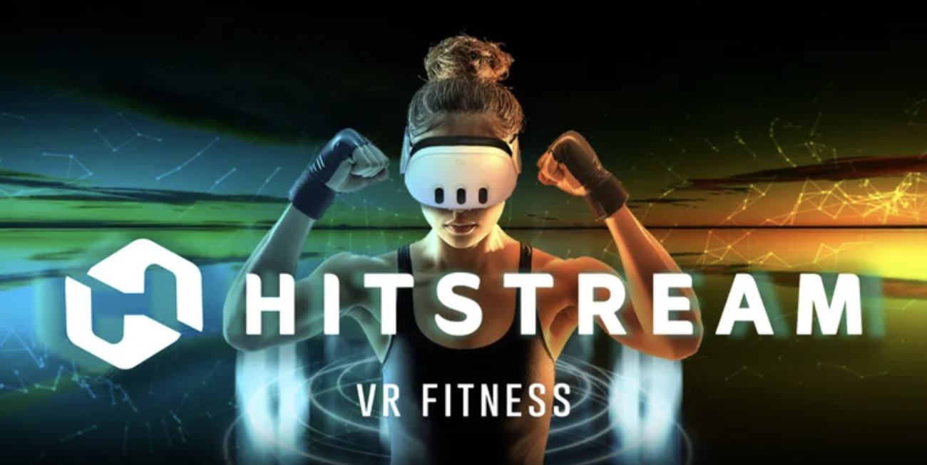 Скриншот VR-фитнеса: мишени летят со всех сторон, а ты пытаешься не запутаться в собственных ногах